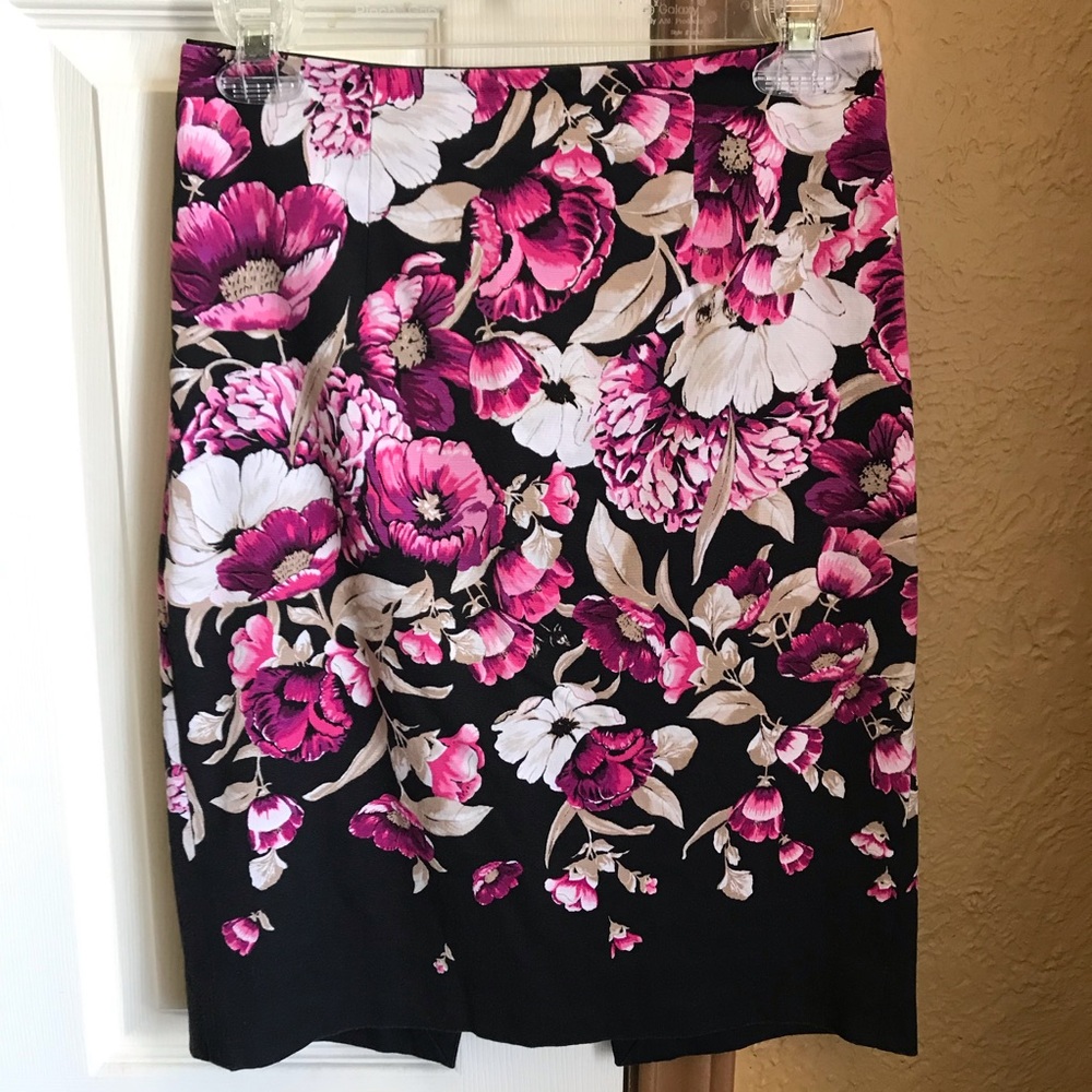Pink Floral Skirt
